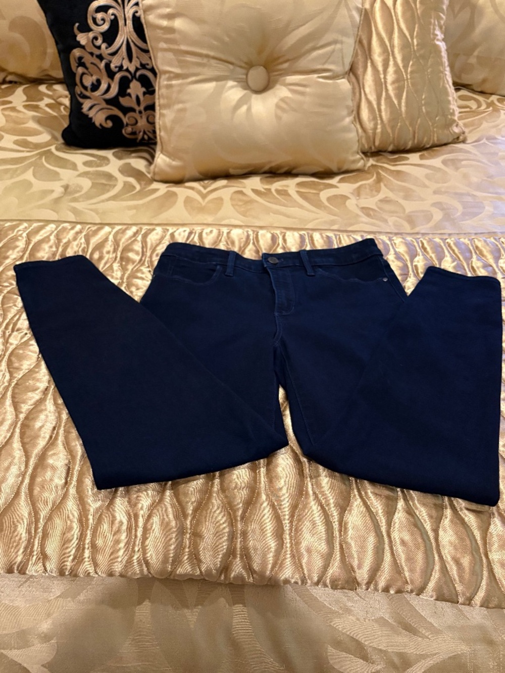 TALBOTS Deep Navy High Waist Jeggings Ankle Size 6
